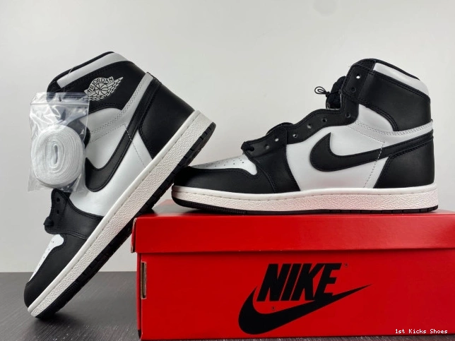1st Kicks Shoes BQ4422-001 High (2023) Jordan 85 1 Black Retro White 0720